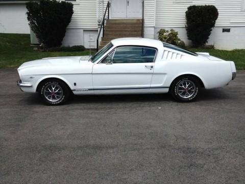 1966 Ford Mustang Fastback White Pony for sale