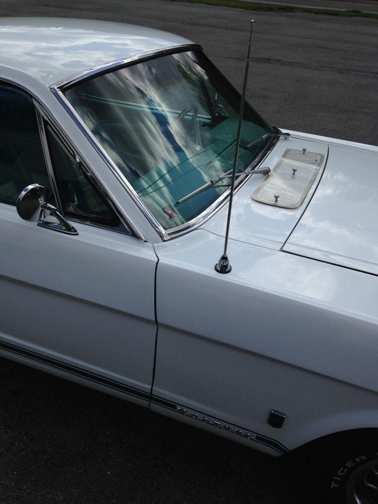 1966 Ford Mustang Fastback White Pony