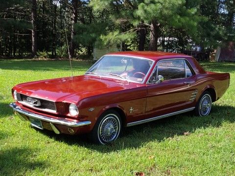 1966 Ford Mustang Fire Engine Red for sale