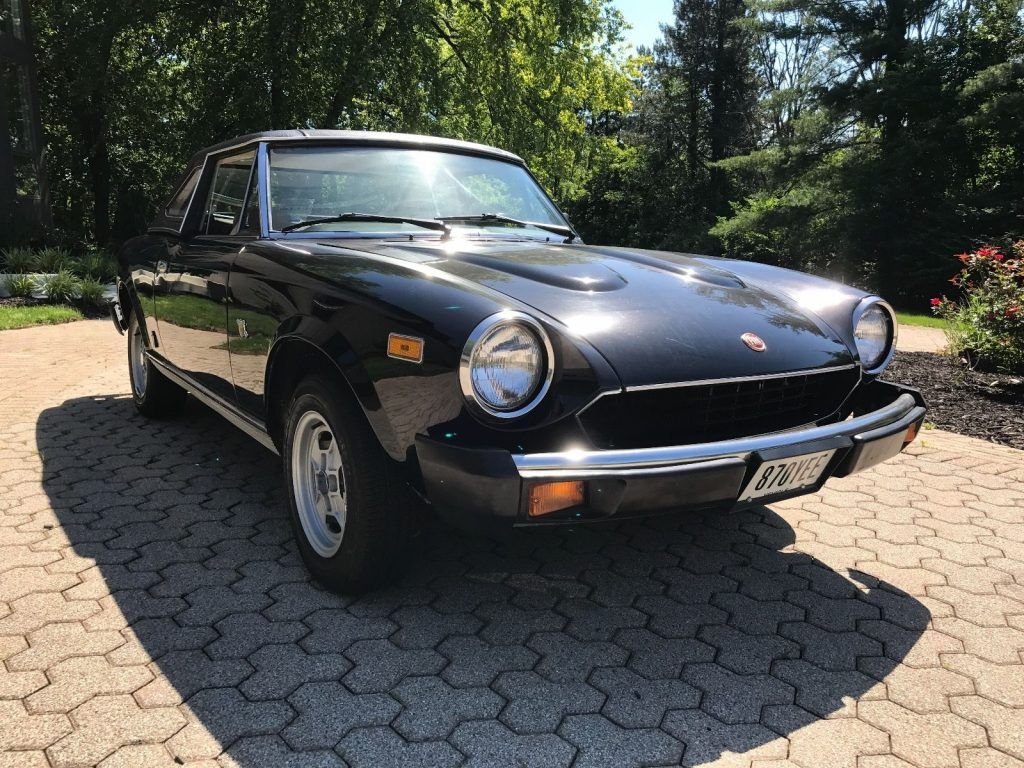 1981 Fiat 124 Spyder with Hardtop