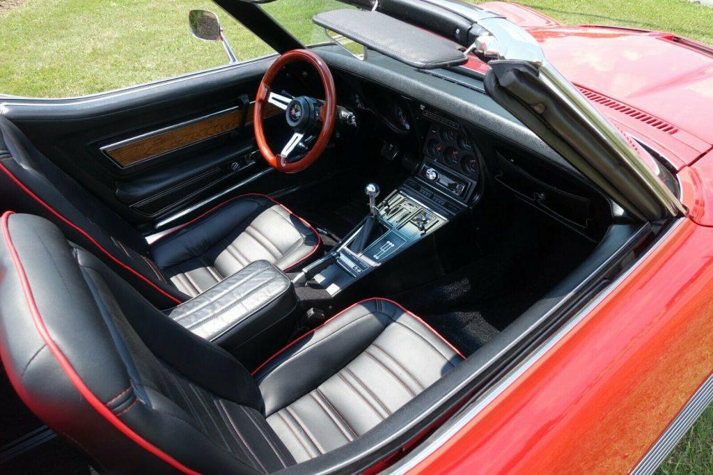 1970 Chevrolet Corvette Convertible – Red/Black – 350 CID – 4 Speed – Restored