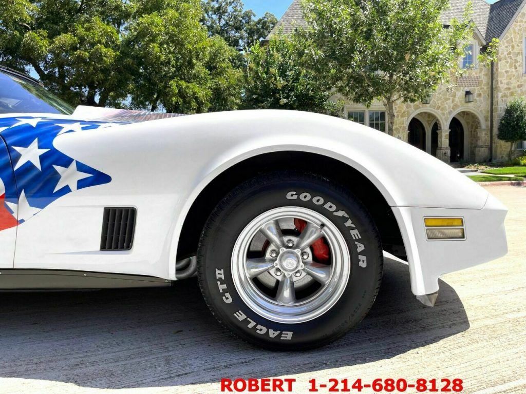 1981 Chevrolet Corvette 1 of a kind Patriotic American Flag Car