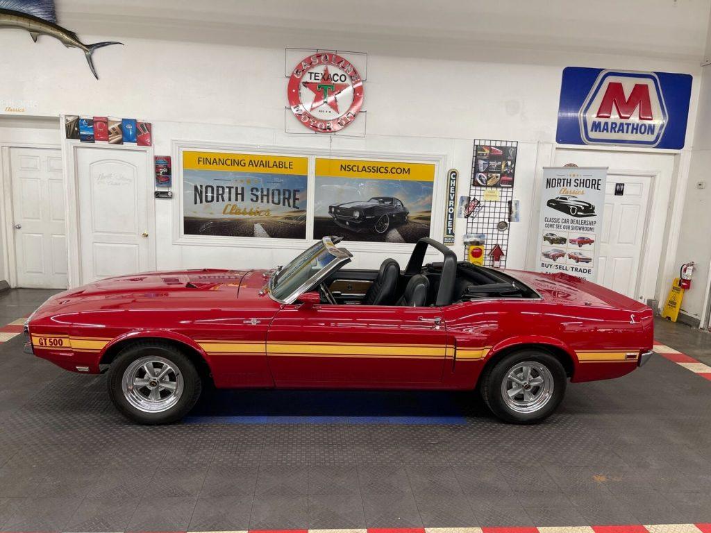 1969 Ford Mustang – SHELBY GT 500 – CONVERTIBLE – 4 SPEED