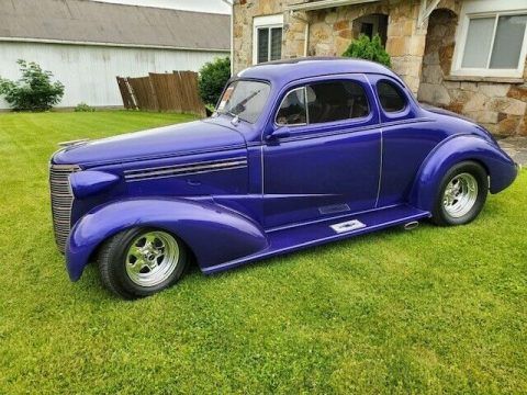 1938 Chevy Coupe 350 Motor w Blower Ford Rear  Shift kit 425hp for sale