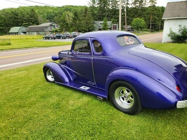 1938 Chevy Coupe 350 Motor w Blower Ford Rear Shift kit 425hp