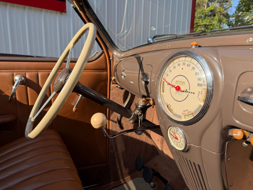 1939 Lincoln Zephyr V12 Convertible Sedan – Award Winning Frame Off Restoration