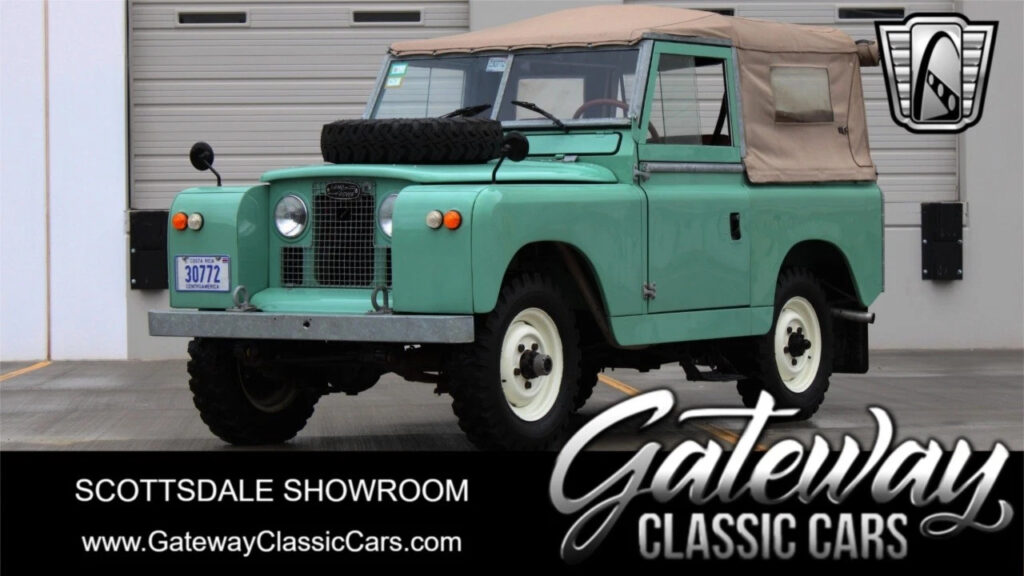 Mint Green Turquoise 1969 Land Rover Series IIA 2.25l 4 Cylinder 4-Speed M