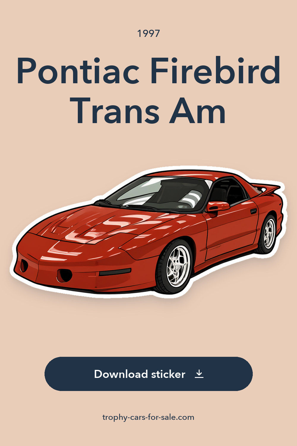 1997 Pontiac Firebird Trans Am sticker preview
