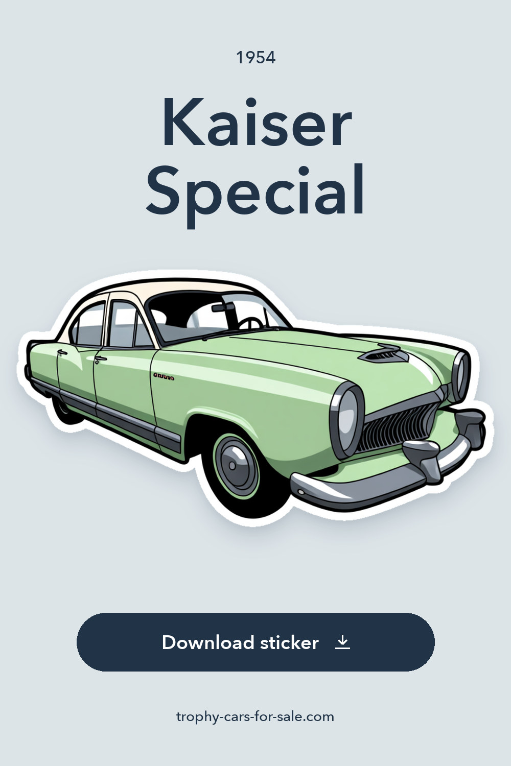 1954 Kaiser Special sticker preview
