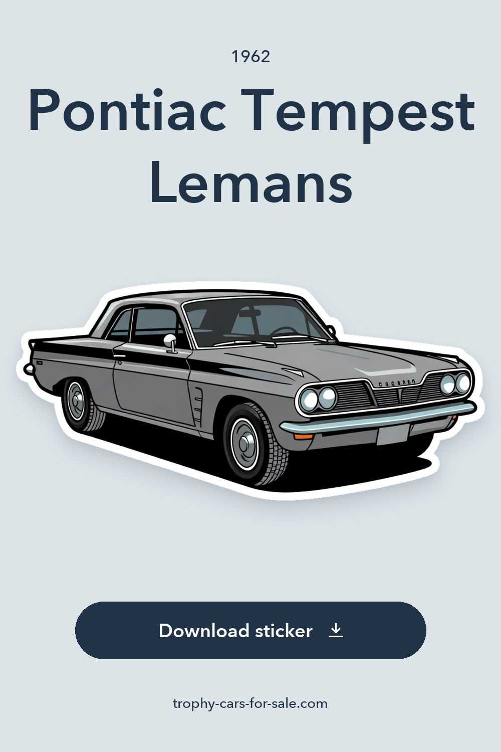 1962 Pontiac Tempest Lemans sticker preview